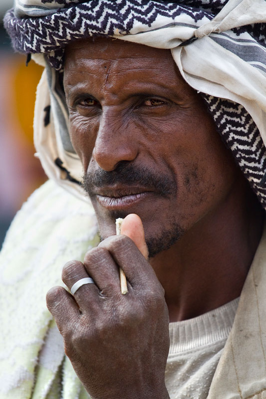 74   Man from the Raya Wollo tribe at Hayk market. Ethiopia 